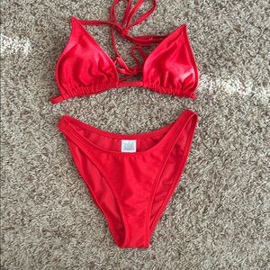 Zara Red Bikini Set